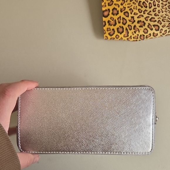 Kate Spade Sparkling Silver Cosmetic Case - Picture 5 of 5